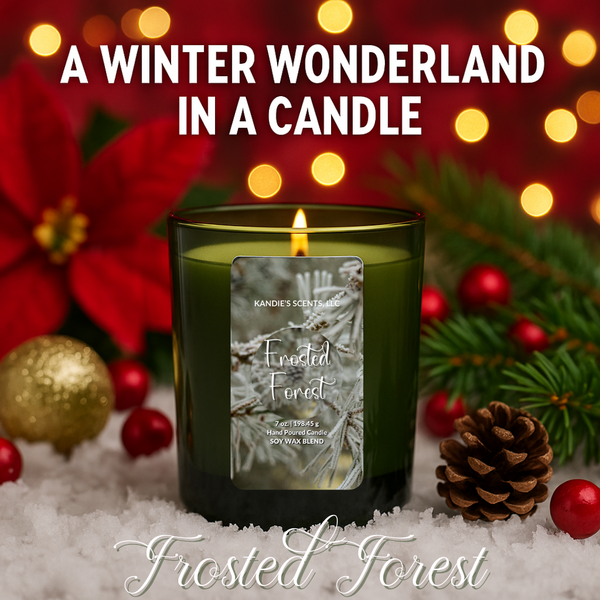 A Stroll Through Snow-Kissed Pines & Holiday Calm with Frosted Forest