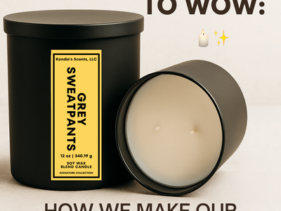 From Wax to Wow: 🕯️✨ How We Make Our Candles Shine