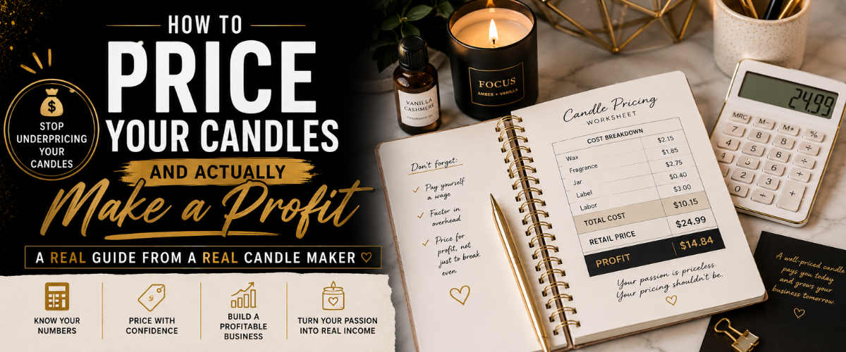 How to Price Your Candles and Actually Make a Profit