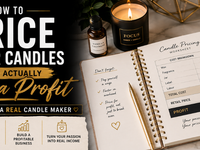 How to Price Your Candles and Actually Make a Profit