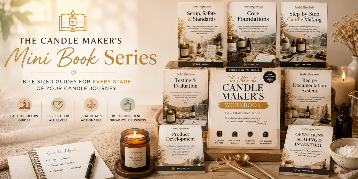The Candle Maker's Mini Book Series: Bite Sized Guides for Every Stage of Your Candle Journey