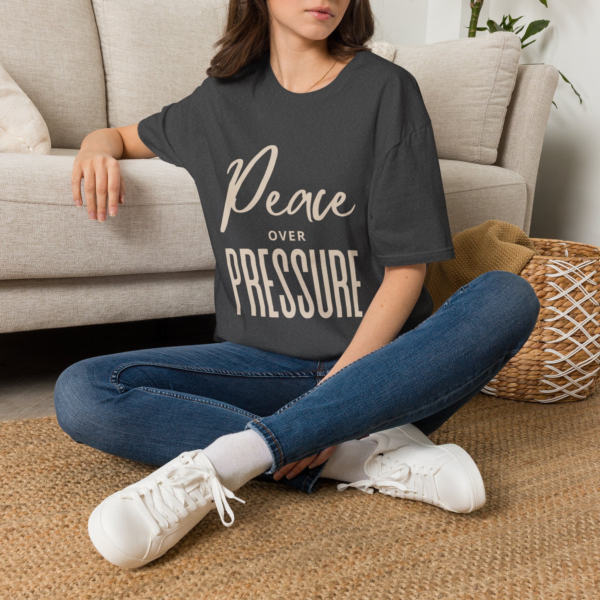 Peace over Pressure Tee | Motivational Graphic Shirt