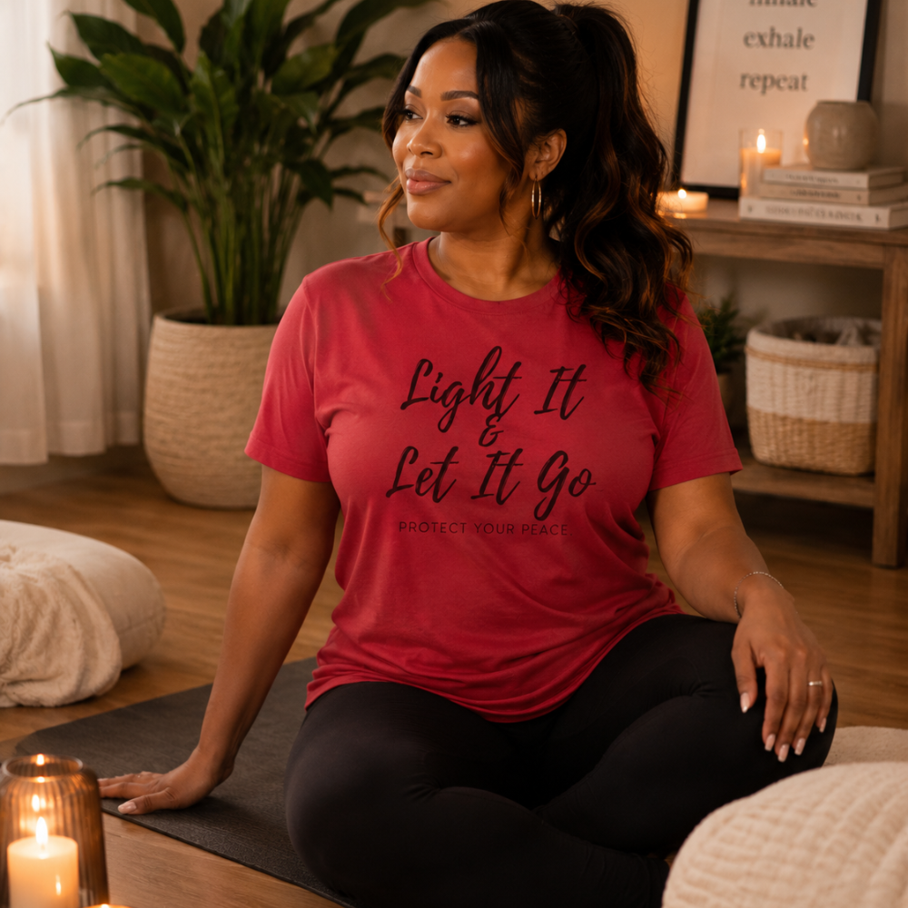 Light It & Let It Go Tee | Protect Your Peace