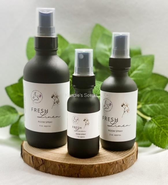 Fresh Linen room spray with lemon and linen notes