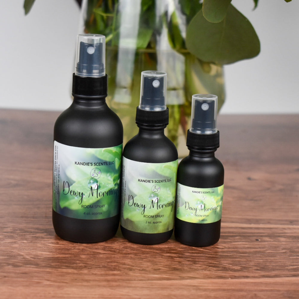 1 oz to 4 oz room spray for clean morning vibes