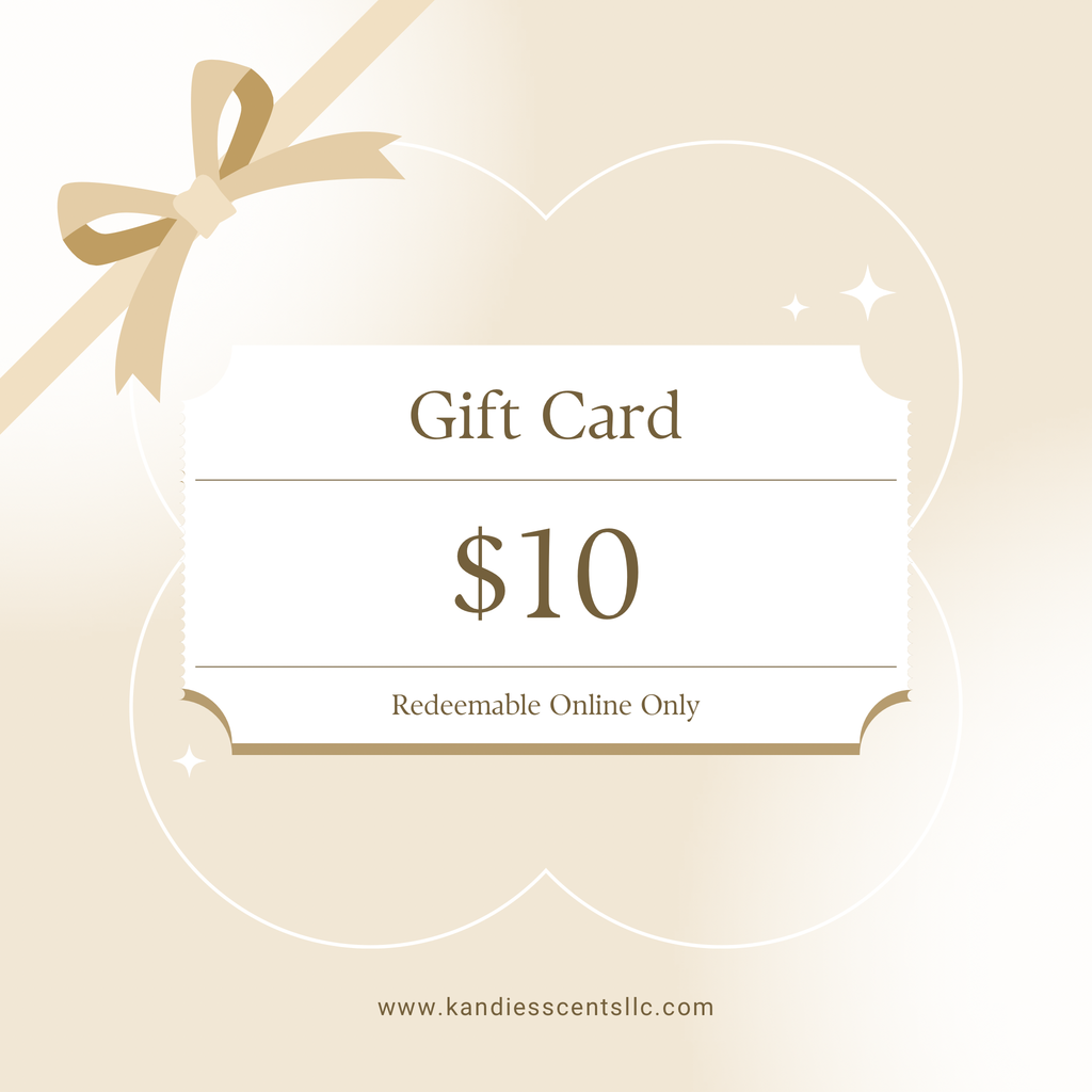 Kandie’s Scents digital gift card for online shopping