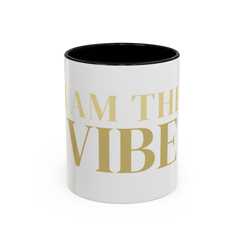 I AM THE VIBE mug on a white background