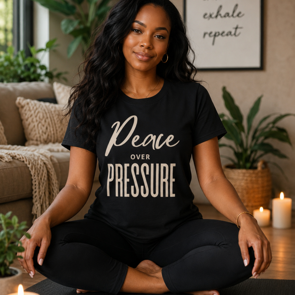Peace over Pressure Tee | Motivational Graphic Shirt