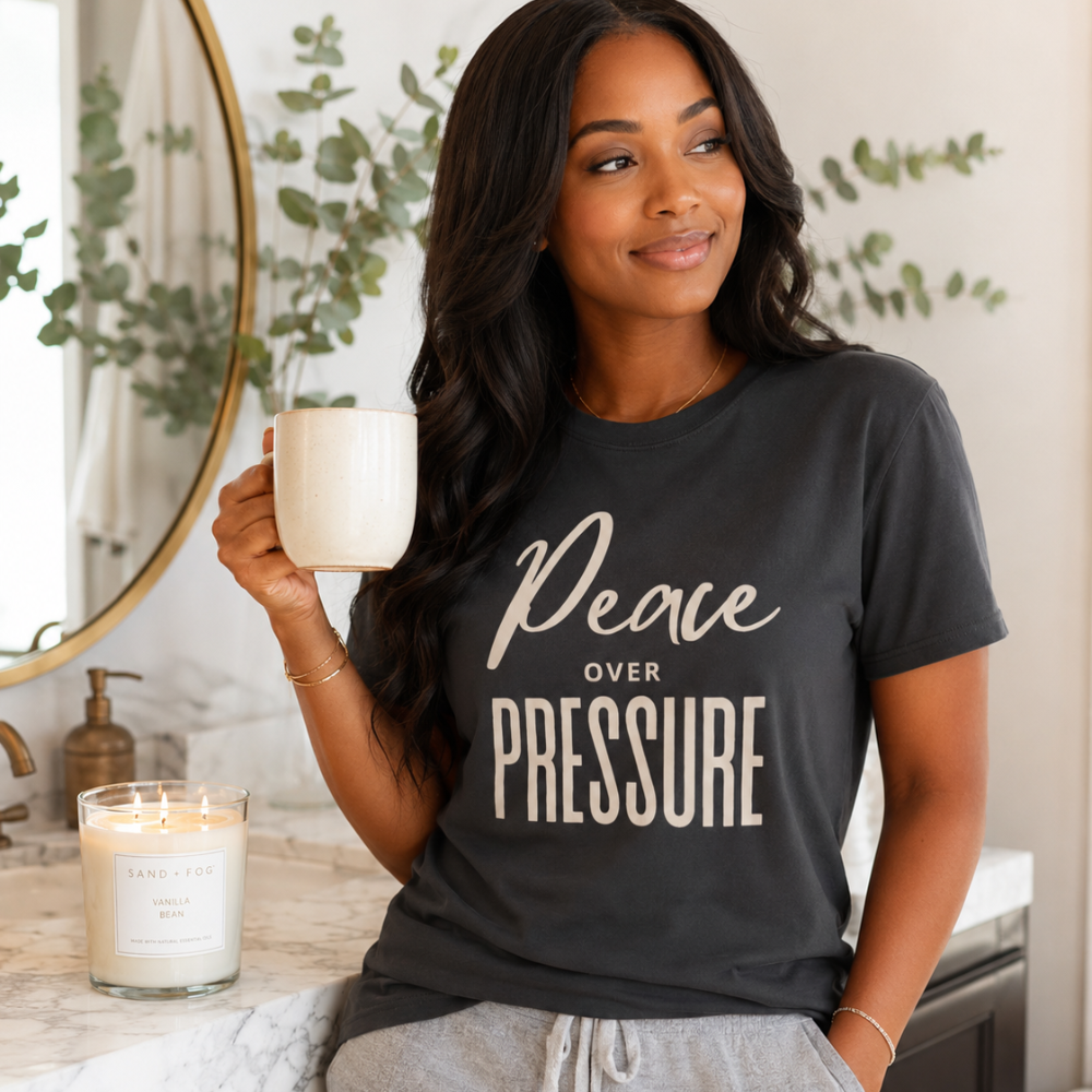 Peace over Pressure Tee | Motivational Graphic Shirt