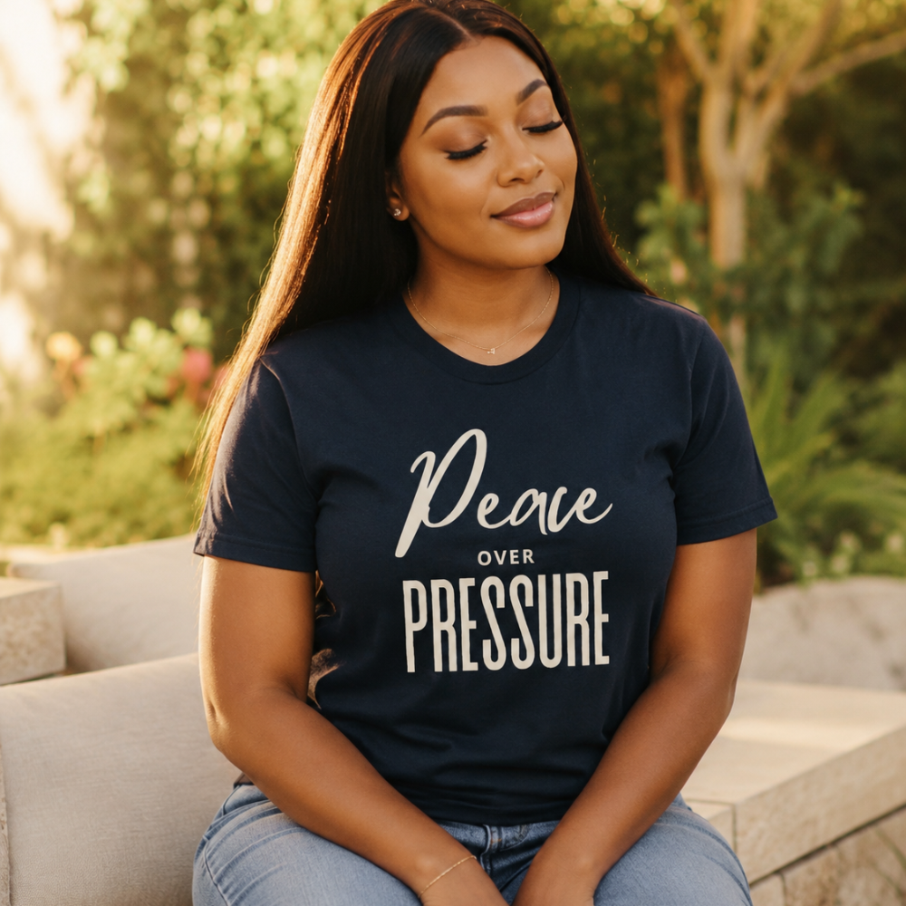 Peace over Pressure Tee | Motivational Graphic Shirt