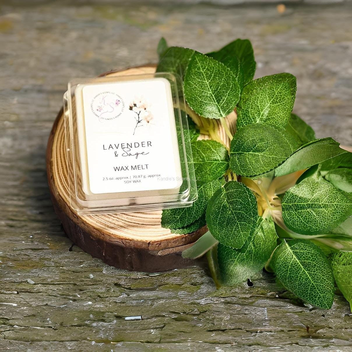 Flameless fresh herbal fragrance wax melts for home
